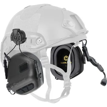 Taktický headset M32H PLUS s montáží na helmu - černý, EARMOR