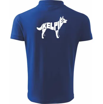 Pánská košile Australská kelpie - Polokošile pánská Pique Polo 203 - 5XL ( Královská modrá )