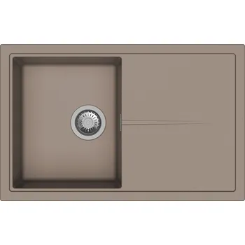 Granitový dřez StrongSinks S3 Dřez granit Labe 780, hnědý + sleva 5% po přihlášení