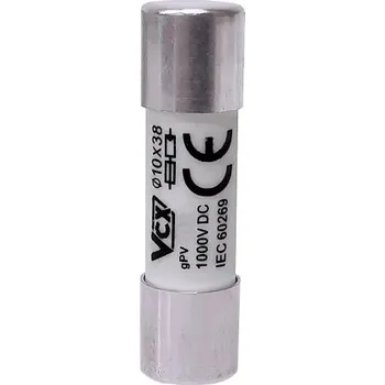 pojistka VCX DC pojistka 1000V 10x38 mm pro solární systémy 15A