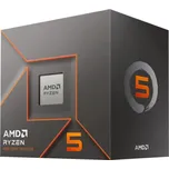AMD Ryzen 5 8400F / LGA AM5 / max. 4,7GHz / 6C/12T / 22MB / 65W TDP / bez VGA / BOX vč. chladiče Wraith Stealth