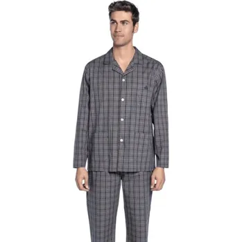 Pánské pyžamo Soft Cotton GUASCH Pánské pyžamo FRANCESCO XXL Šedá GUASCH Pánské pyžamo FRANCESCO XXL Šedá - 8431204661186
