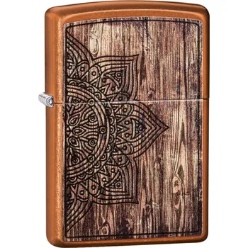 Zapalovač 26853 Wood Mandala Design