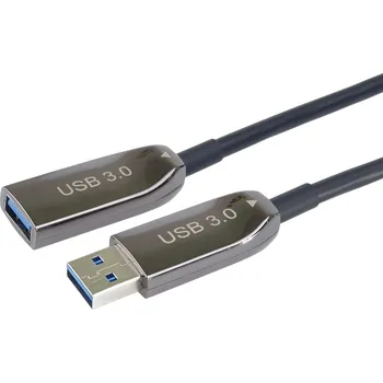 Kabel do PC PremiumCord USB 3.0 prodlužovací optický AOC kabel A/Male - A/Female 15m