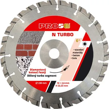 Řezný kotouč Kotouč řezný diamantový PRO5 - N TURBO 230mm