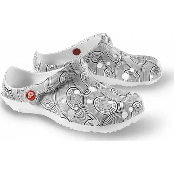 Dámská zdravotní obuv Obuv Schu'zz 0029 Globule bílá potisk kruhy 36