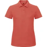 B&C Dámská polokošile Piqué polo ID.001 Velikost: XS, Barva: korálová