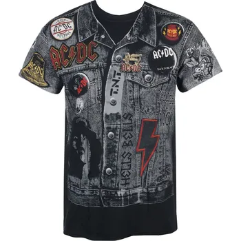 Pánské tričko Tričko metal pánské AC-DC - JACKET - LIQUID BLUE - 31867 - M