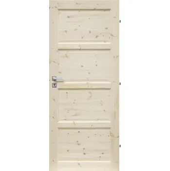 Interiérové dveře Interiérové dveře masivní Lizbona plné 80 L smrk