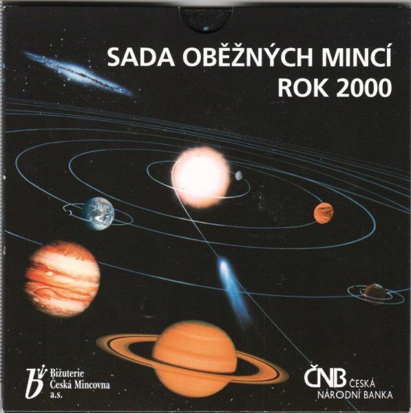 Sada oběžných mincí České republiky 2000 - Vesmír