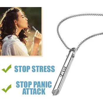 Přívěsek Přívěsek s řetízkem z chirurgické oceli Stress Relief Deluxe