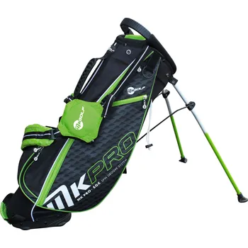 Golfový bag MKids Pro dětský golfový bag zelený, 145 cm