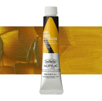 Vodová barva Akrylová barva Holbein Heavy Body - Nickel Azo Yellow Balení: 20 ml