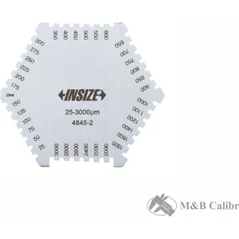 Měrka mokrých nátěrů, Insize