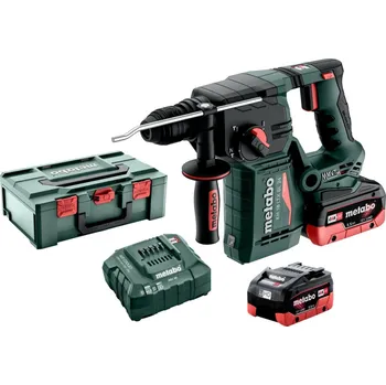 Pneumatické kladivo METABO KH 18 LTX BL 24 aku kombinované kladivo 18V 2x5,5Ah LiHD metaBOX 601713660