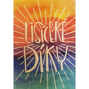 Kalendář Přáníčko BeBechy - recyklovaný papír - Tisíceré