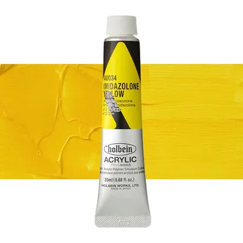 Vodová barva Akrylová barva Holbein Heavy Body - Imidazolone Yellow Balení: 20 ml