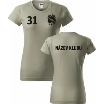 ON-DESIGN Dámská klubová trička Velikost: L, Barva: světlá khaki