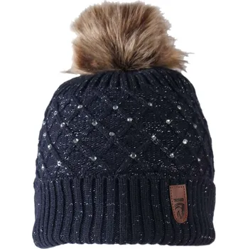 Čepice Horka Pletená čepice s fleecovou podšívkou Barva: Modrá