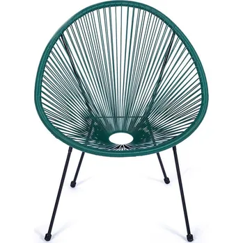 Zelené kovové/plastové zahradní křeslo Avocado – Bonami Selection ID_1416647