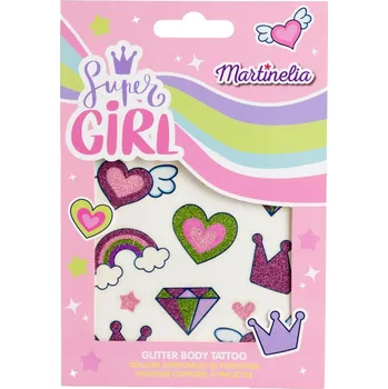Odstranitelné tetování Martinelia Super Girl třpytivé tetování