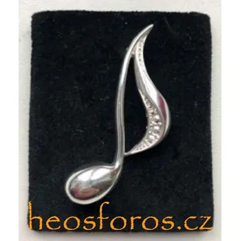 Brož Fabos Brož Nota velká Stříbro