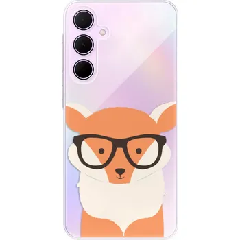 Pouzdro na mobilní telefon Odolné silikonové pouzdro iSaprio - Orange Fox - Samsung Galaxy A35 5G