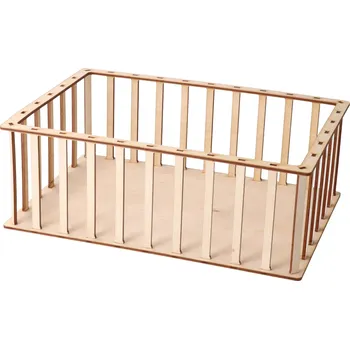 ČistéDřevo Konstrukce pro vyplétaný košík - obdélník 20x13 cm