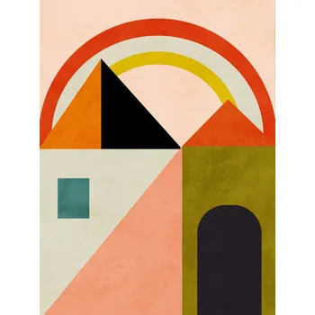 Plakát Plakát, Obraz - Playing Around Shapes, Ana Rut Bre