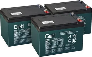 Trakční baterie Geti Trakční olověný akumulátor 36V 12Ah 3 ks