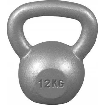 Kettlebell Gorilla Sports 12 kg šedý