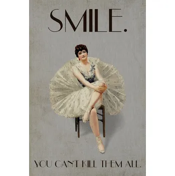 Plakát Plakát, Obraz - Keep Smiling, Kubistika