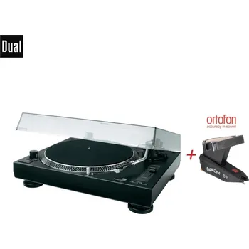Gramofon Dual DTJ 301 Direct Drive USB + Ortofon Super OM 5E (Stereo gramofon vybavený přímým náhonem a vysokým točivým momentem)