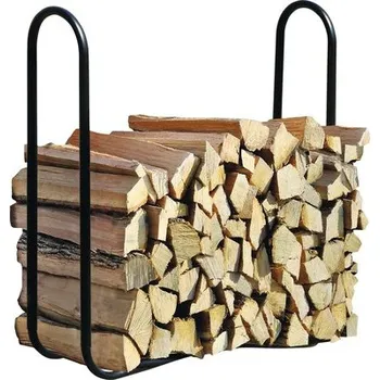 Stojan na dřevo ShelterLogic 122 x 25 x 103,1 cm ocelový černý