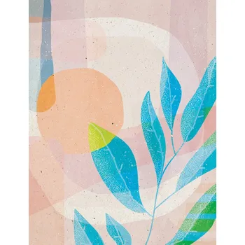 Plakát Plakát, Obraz - Blue Leaves, Aylin Demir