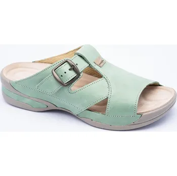 Dámská zdravotní obuv MEDISTYLE KATRINA 8K-E17/1 pantofel zelený vel.35-42, --- - 39