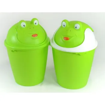 Odpadkový koš koš odp. 8l ŽÁBA, výklopný d26,8, v.40cm