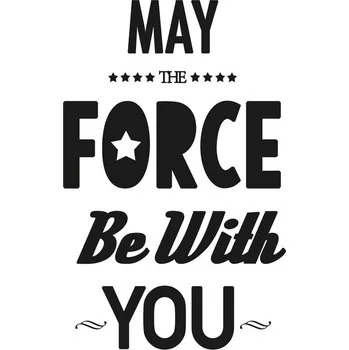 Plakát Plakát, Obraz - may the force be with you, Finlay & Noa