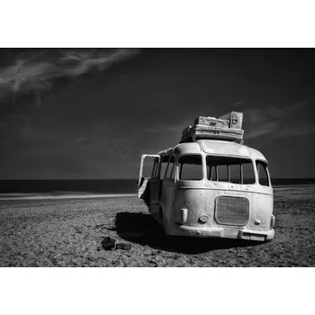 Plakát Plakát, Obraz - Beached Bus, Yvette Depaepe