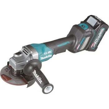 úhlová bruska Makita GA029GM201 aku úhlová bruska 125mm, 40V, akumulátor 2x4,0Ah, nabíječka, brusný kotouč, kufr