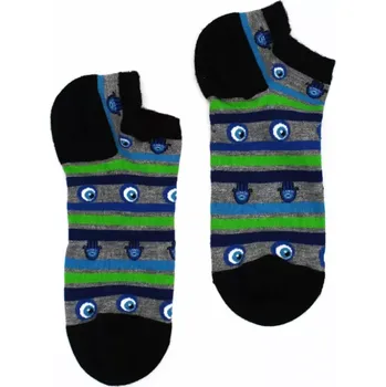 Dámské ponožky Awm ponožky bambusové Hop Hare Zlé oko a Hamsa barevné