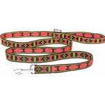 ManMat vodítko PLOCHÉ - červená + černá