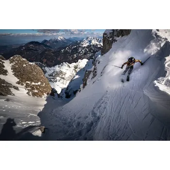 Plakát Plakát, Obraz - Drop into couloir, Sandi Bertoncelj
