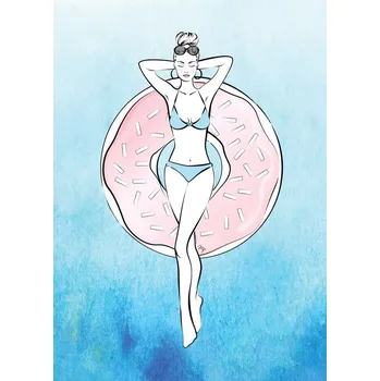 Plakát Plakát, Obraz - Donut Relax, Martina Pavlova