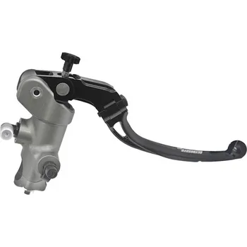 Brzda pro motocykl ACCOSSATO Italy Radiální brzdová pumpa ACCOSSATO 17x20 s kloubovou páčkou Provedení: RST, Barva páčky: černá, Délka páčky: dlouhá