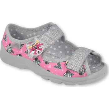 Dívčí bačkory Dívčí sandálky BEFADO MAX 969X162 - mýval Velikost: 26