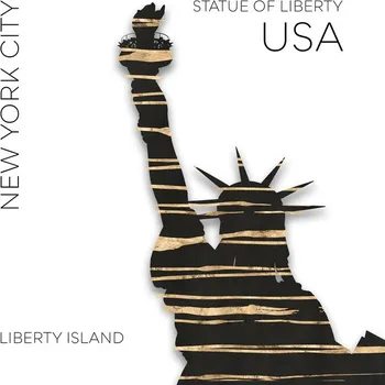Plakát Plakát, Obraz - Urban Art NYC Statue of Liberty, Melanie Viola
