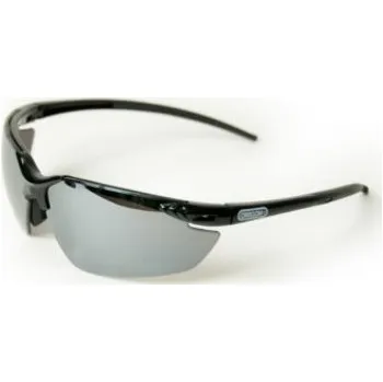 ochranné brýle Bezpečnostní brýle černé stříbrně zdrcadlové Oregon (545833) (Oregon bezpečnostní brýle pro práci s křovinořezem, ergonomické provedení, norma EN 166)