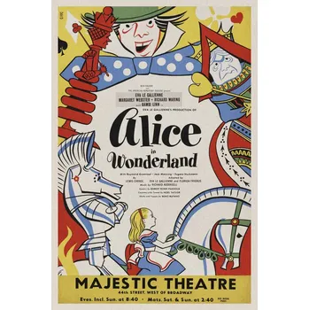 Plakát Plakát, Obraz - Alice in Wonderland, 1947