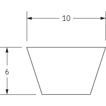MEGADYNE Klínový řemen 10x590 Li - 615 Lw Z23 1/4 Oleostatic